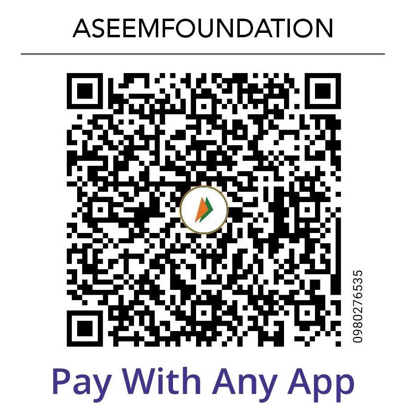 Aseem Foundation's BharatPe QR Code